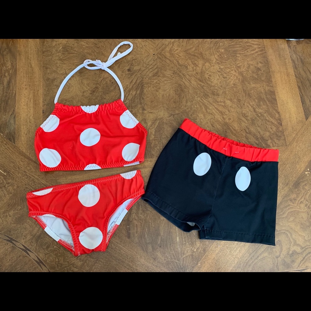 Matching swimwear! Perfect for DISNEY!